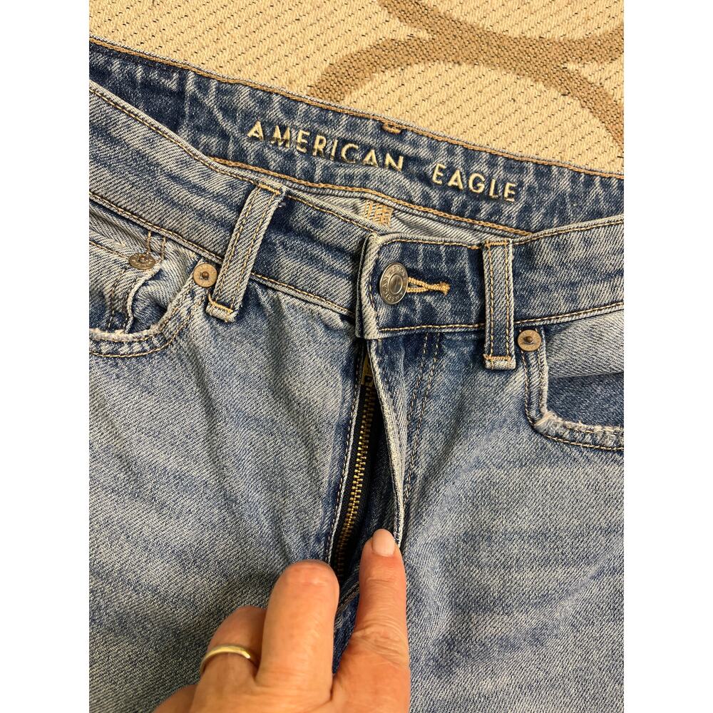 American Eagle Outfitters Balloon Blue Jean, size 0 short - Picture 7 of 14